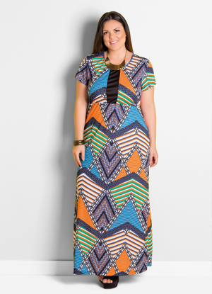Vestido Longo Estampado