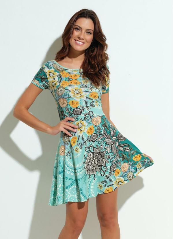 vestido verde posthaus