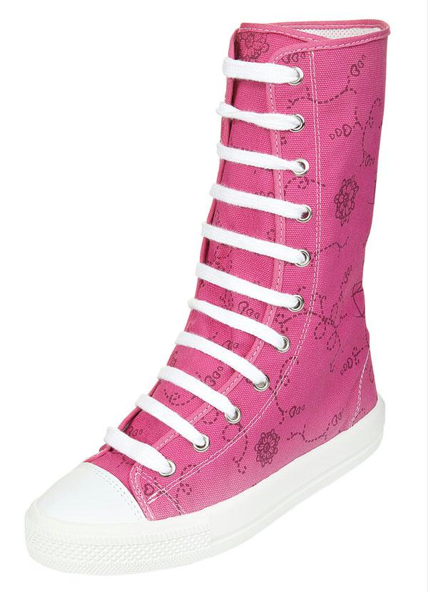 tenis menina cano alto