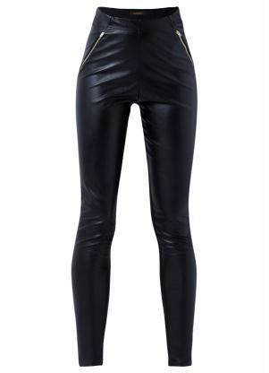 calça preta material sintetico