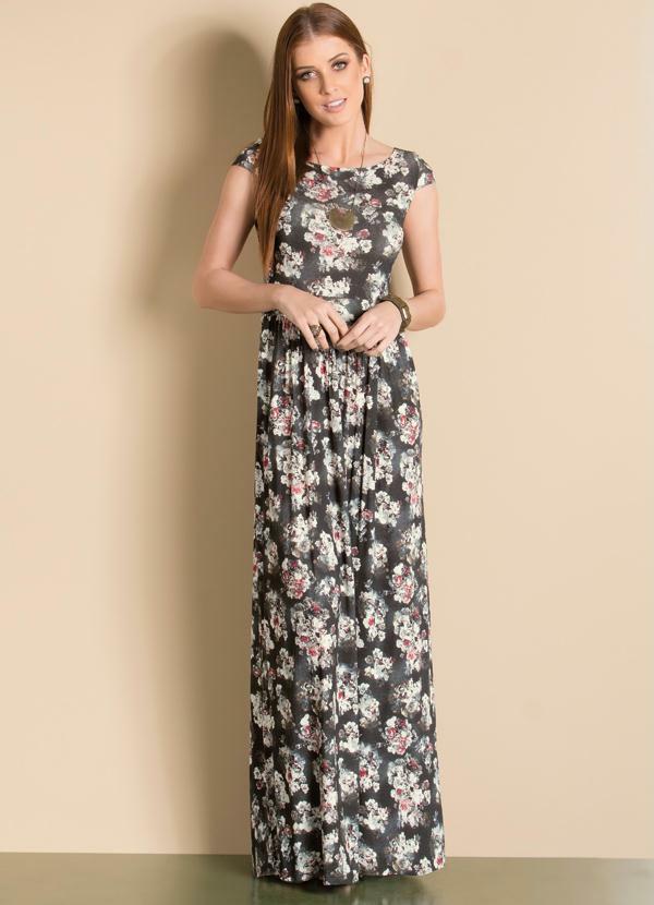 Imagem do VESTIDO LONGO FLORAL VESTIDO LONGO FLORAL