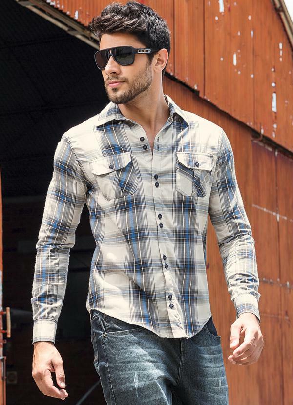 Camisa Xadrez Masculina - Posthaus