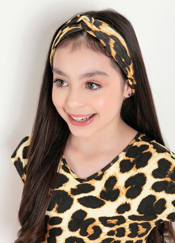 Faixa Infantil (Onça) para o Cabelo Faixa Infantil (Onça) para o Cabelo