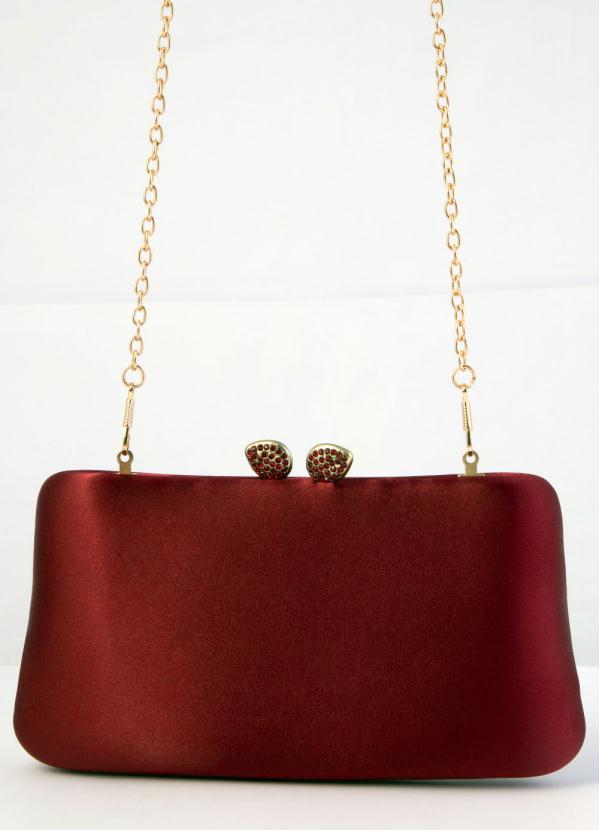 burgundy suede clutch bolsa