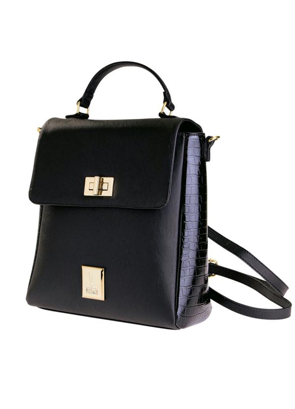 Bolsa Vizzano (Preta) em Sintético Bolsa Vizzano (Preta) em Sintético