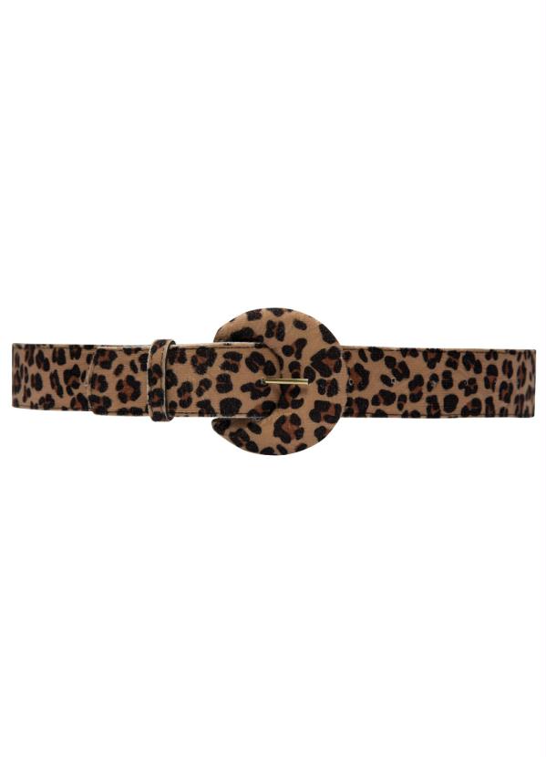 Cinto (On�a) Duplo com Fivela Forrada