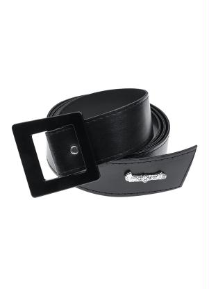 Cinto (Preto) com Maxi Fivela Plus Size