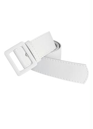 Cinto (Branco) com Fivela Encapada
