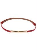 Cinto Fino Vermelho 98 cm