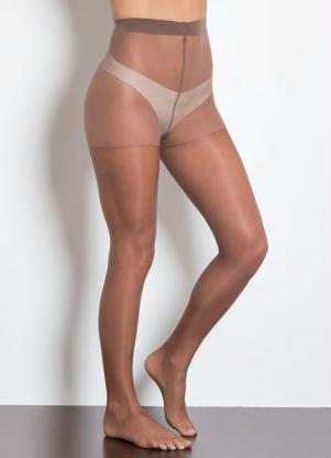 Meia Cal�a Fio 15 (Caf�)