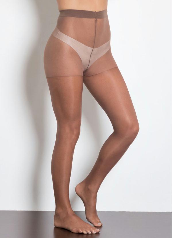 Meia Cal�a Fio 15 (Caf�)