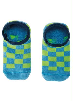 Meia Infantil Menino (Quadriculado Verde)