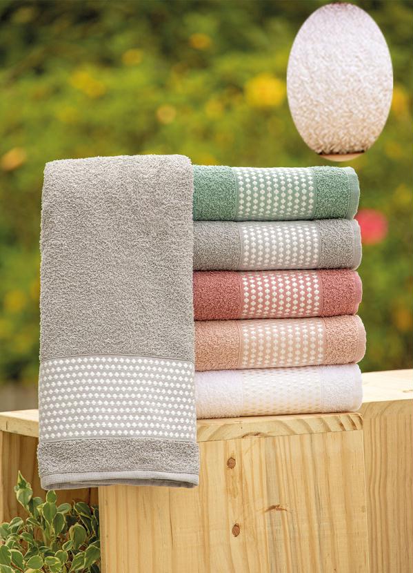 Jogo de Toalhas (Off White) 2 Peças Jogo de Toalhas (Off White) 2 Peças