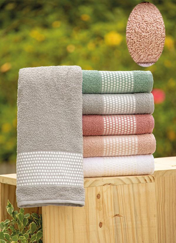 Jogo de Toalhas (Rosa) 2 Pe�as