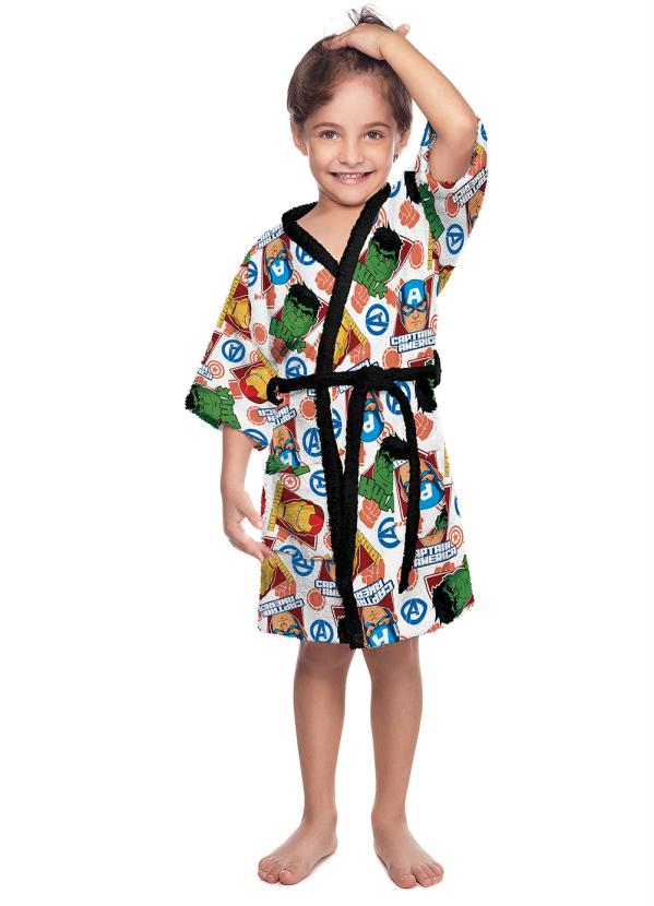 Roupão Felpudo (G) Avengers 1 Peça Roupão Felpudo (G) Avengers 1 Peça