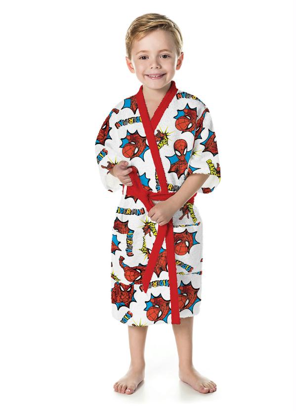 Roup�o Felpudo (M) Spider (Vermelha) 1 Pe�a