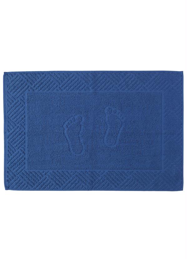 Piso Pezinho Felpudo (Azul) Jacquard (1 Pe�a)