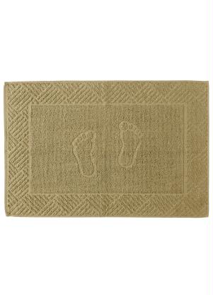 Piso Pezinho Felpudo (Bege) Jacquard (1 Pe�a)