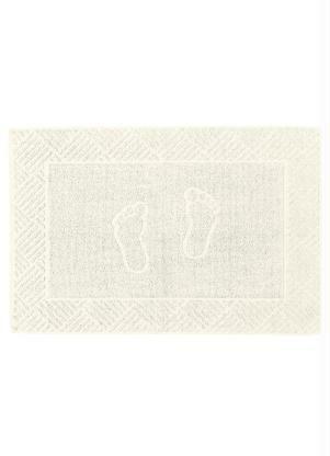 Piso Pezinho Felpudo (Bege) Jacquard (1 Pe�a)