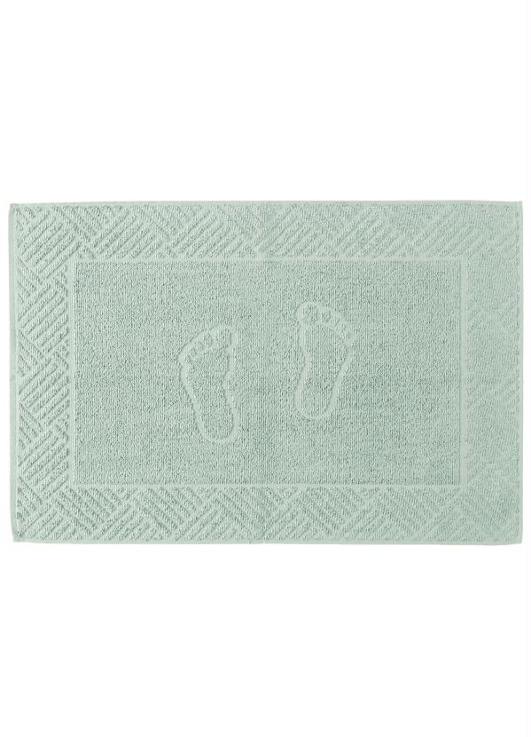 Piso Pezinho Felpudo (Verde) Jacquard (1 Pe�a)