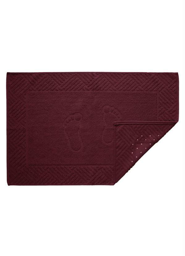 Toalha de Piso Antiderrapante (Vinho) 1 Pe�a