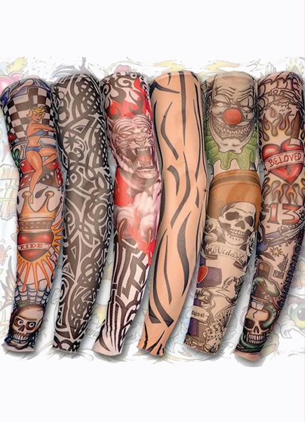 Meia Tattoo (Desenhos) 1 Pe�a