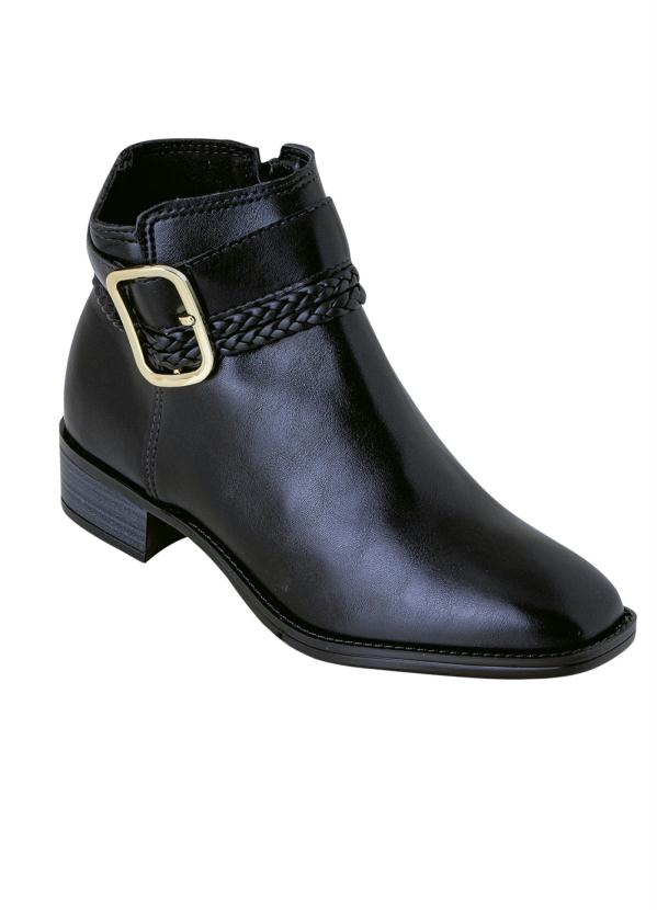 Bota Beira Rio (Preta) em Sint�tico