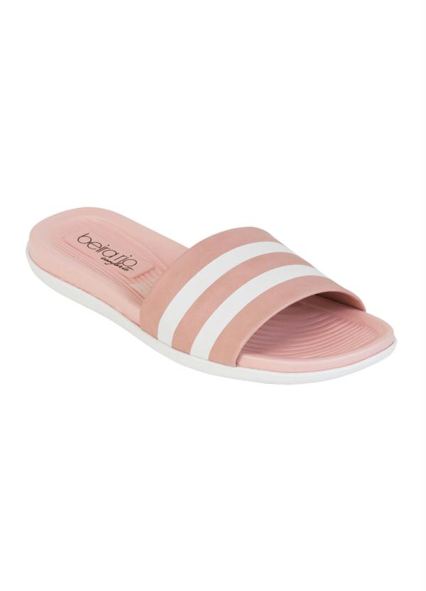 Chinelo Beira Rio (Rosa e Branco) Chinelo Beira Rio (Rosa e Branco)