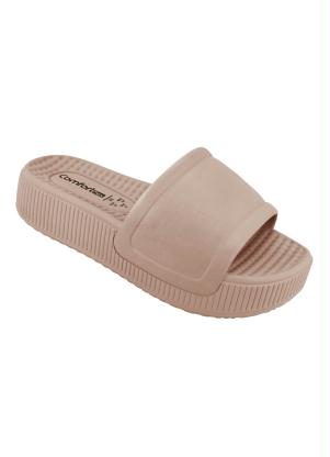 Chinelo Comfortflex (Nude) Modelo Slide