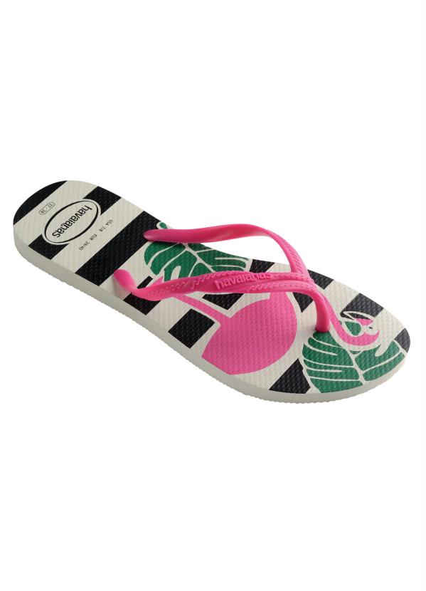 Chinelo Havaianas Fantasia Style (Branco)