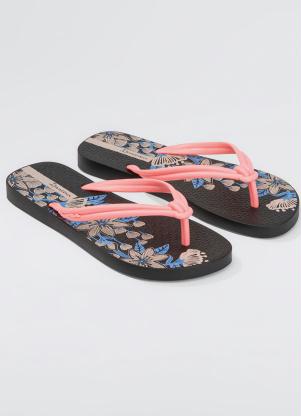 Chinelo Ipanema Elo Print (Preto)
