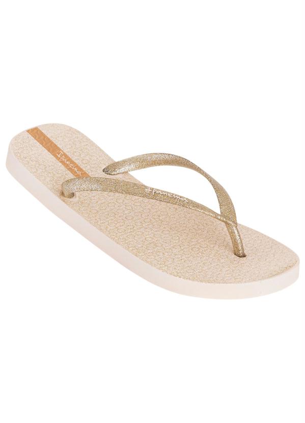 Chinelo Ipanema Glitter (Bege) Chinelo Ipanema Glitter (Bege)