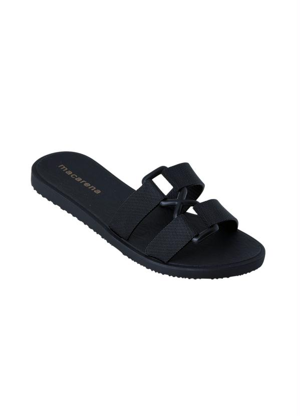 Chinelo (Preto) em Material Sint�tico
