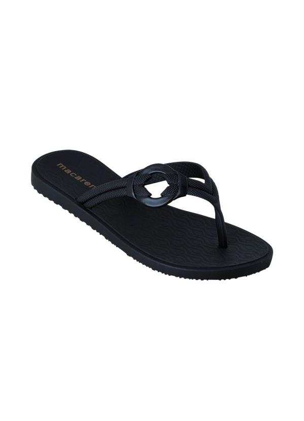 Chinelo (Preto) em Material Sint�tico
