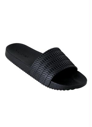 Chinelo Slide (Preto) em Pvc.