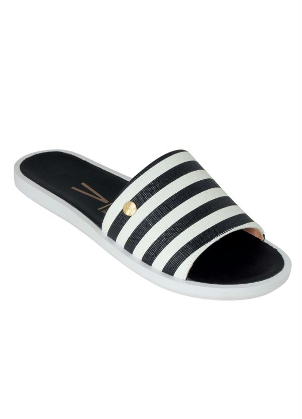 Chinelo Vizzano (Listrado) com Detalhe Dourado