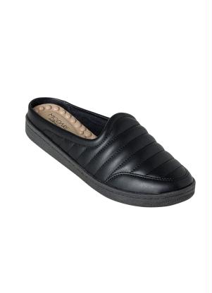 Mule Modare (Preto) em Sint�tico com Costuras