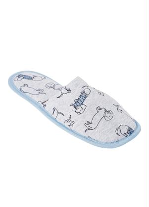 Chinelo Pantufa (Mescla) em Tecido Estampado