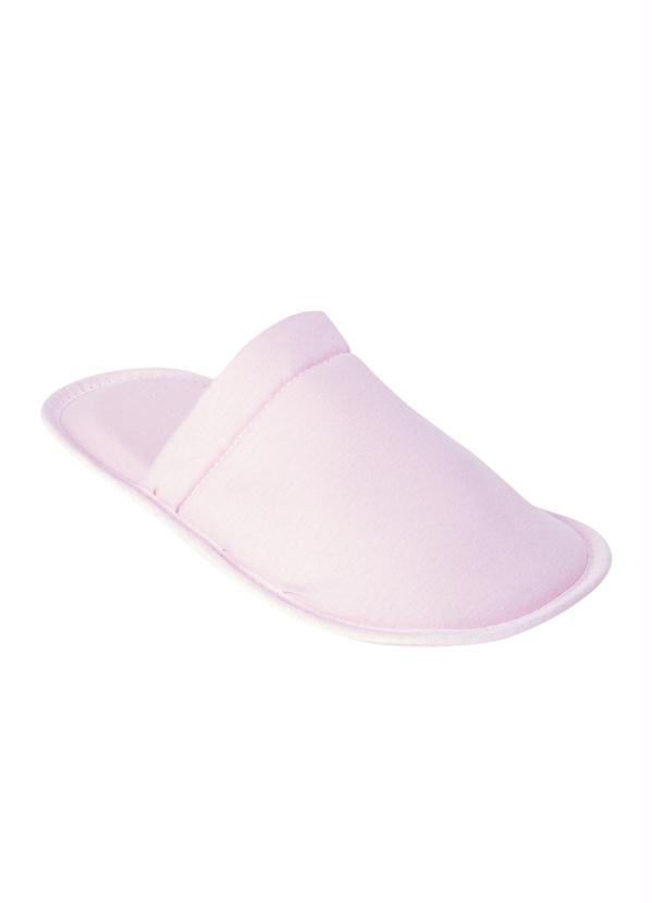 Pantufa (Rosa) em Tecido