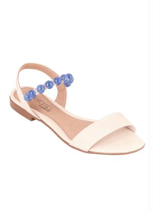 Rasteira Beira Rio Kátia (Creme) em Sintético Rasteira Beira Rio Kátia (Creme) em Sintético