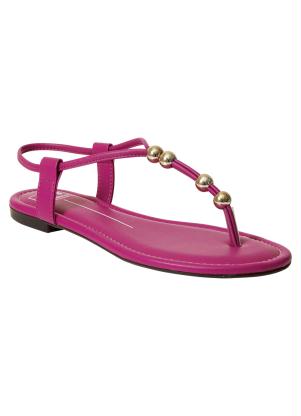 Rasteirinha Moleca (Magenta) em Sint�tico