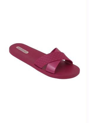 Rasteirinha (Vinho) com Tiras Transpassadas