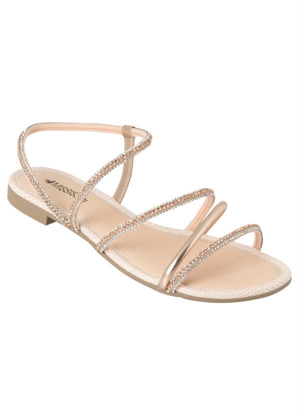Sandália Mississipi Rose com Multi Tiras - Multimarcas