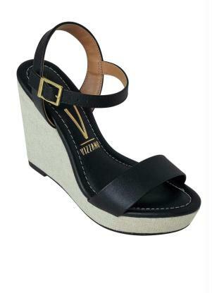 Sandália Vizzano (Preto) Salto Anabela Sandália Vizzano (Preto) Salto Anabela