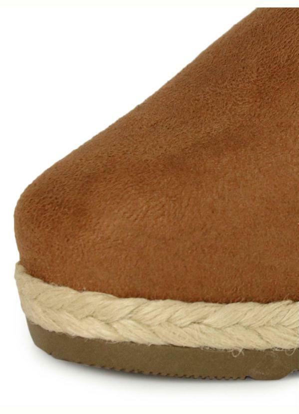 sandália bebecê espadrille caramelo