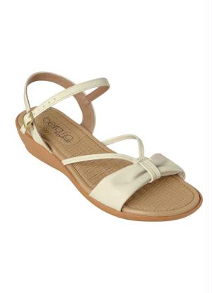 Sandália Beira Rio (Bramco) Fechamento em Fivela Sandália Beira Rio (Bramco) Fechamento em Fivela