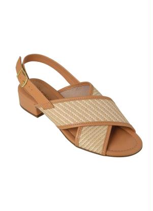 Sand�lia Beira Rio (Caramelo) Salto Baixo