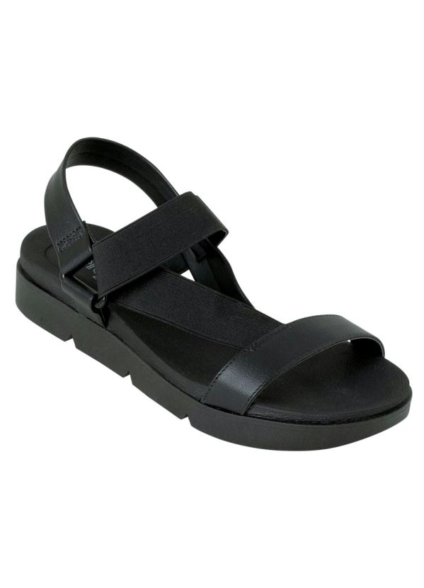 Sandália Beira Rio (Preta) com Elástico Sandália Beira Rio (Preta) com Elástico