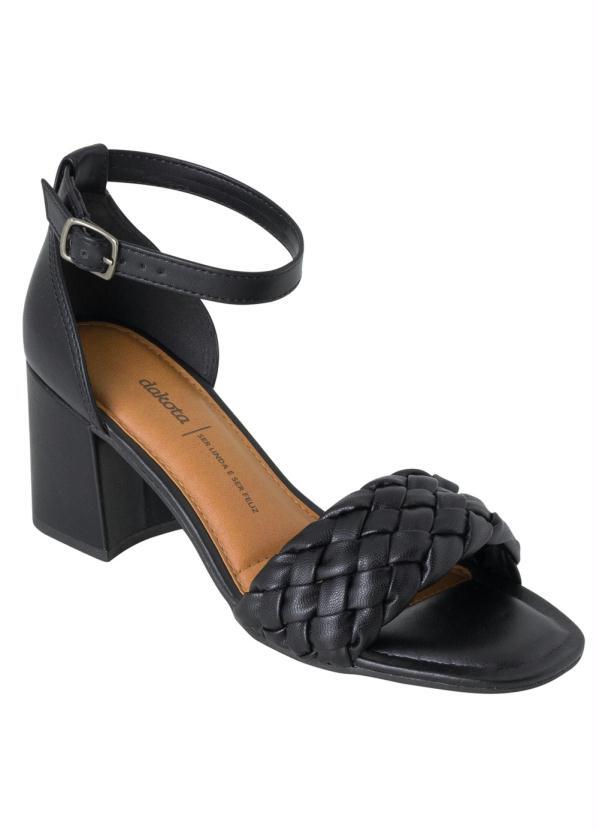 Sand�lia Dakota (Preta) em Sint�tico