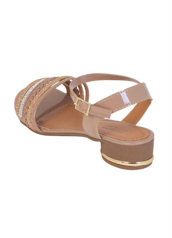 sandalia feminina nude